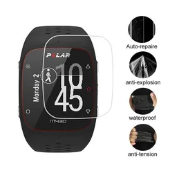 3pcs Soft Clear Protective Film Guard For Polar M400 M430 Watch Sport Smartwatch Screen Protector Cover Protection (Not Glass)