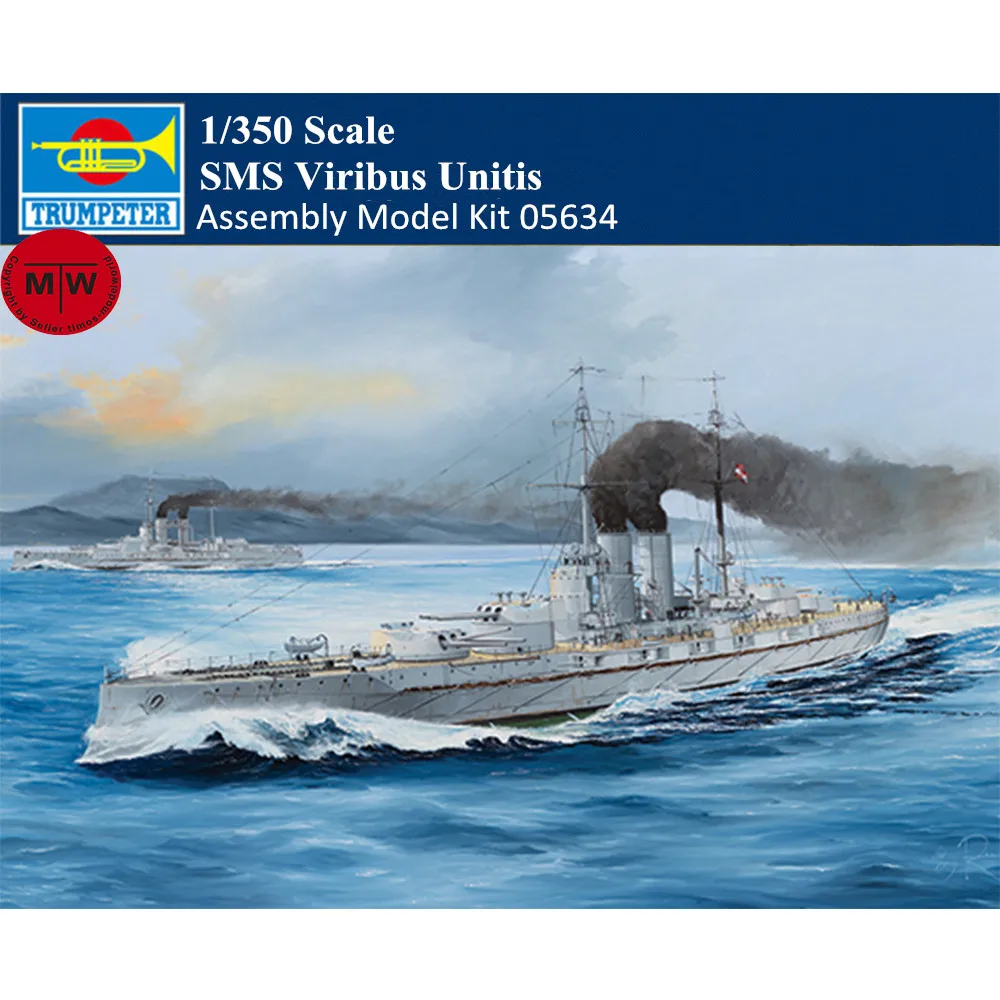 

Trumpeter 05364 1/350 Scale SMS Viribus Unitis Military Plastic Assembly Model Kits