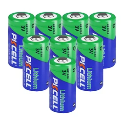 12PCS CR123A 3V Lithium Battery CR123 2/3A Battery CR17335 123A Primary Batteries