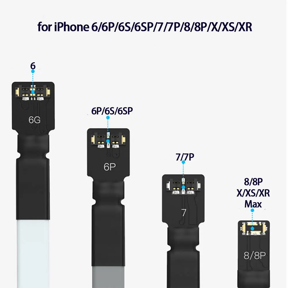 Cable de fuente de alimentación de teléfono, herramientas de prueba de reparación de activación de un botón para iPhone X, XR, XS, MAX, 8, 7, 6sP, Samsung, xiaomi, Huawei, Android