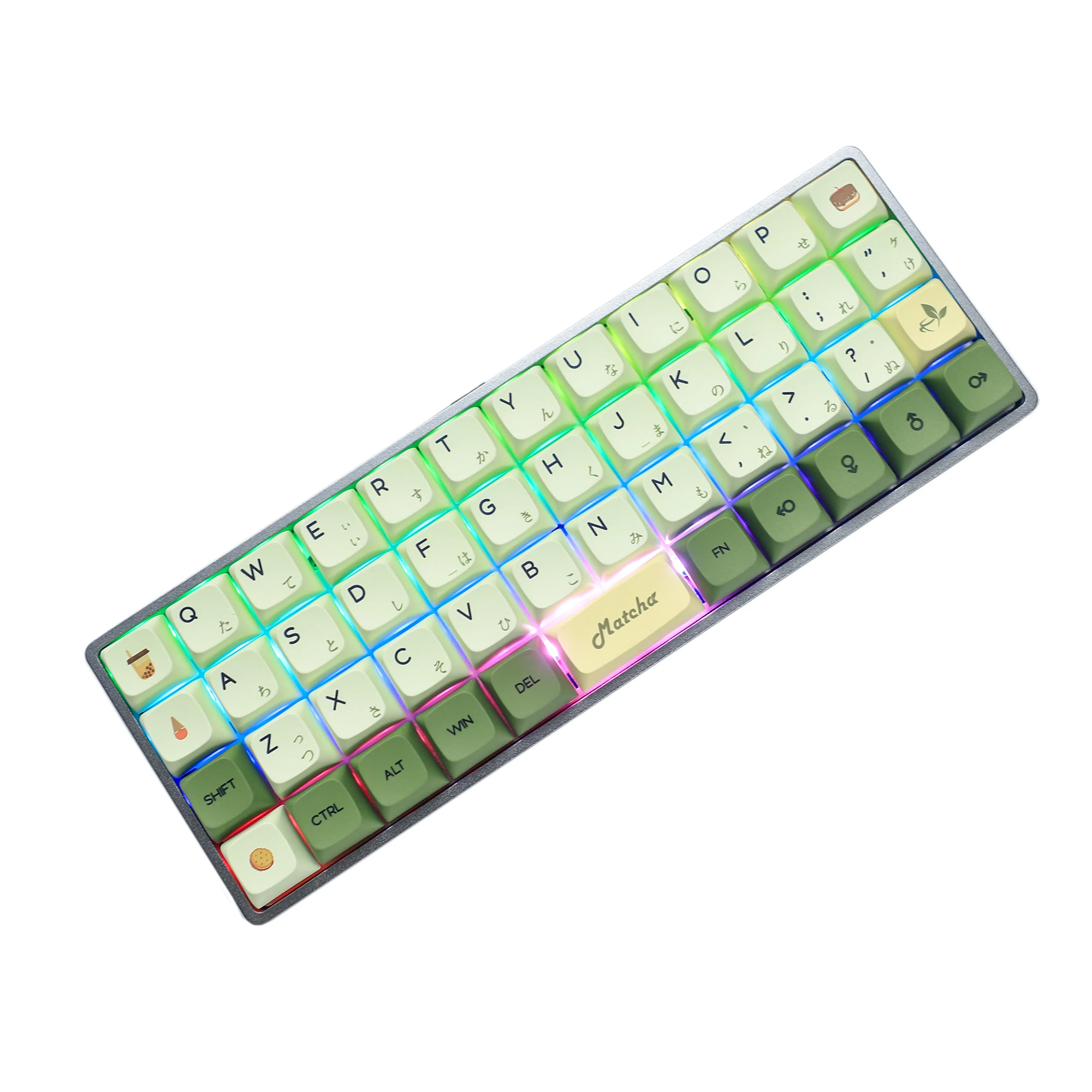 Air40 RGB 핫 스왑 귀여운 40 기계식 키보드, c타입 PCB CNC 케이스 플레이트를 통해 QMK 조립