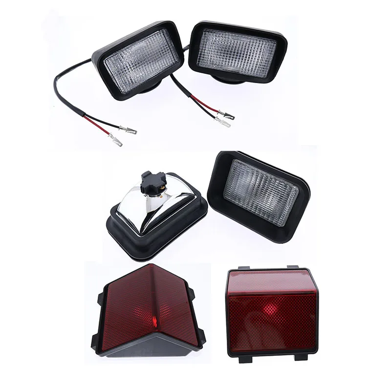 2 Rear Tail Light Lamp+ 2 Red Tail Light Assembly+ 2 Headlight Assembly fit for Bobcat 653 853 7753 773 763+