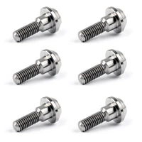 Artudatech M6 x 20mm titanio/Ti pernos de Rotor de freno de disco para Suzuki GSXR para Yamaha R1 R6 YZF tornillos de disco de freno piezas de motocicleta