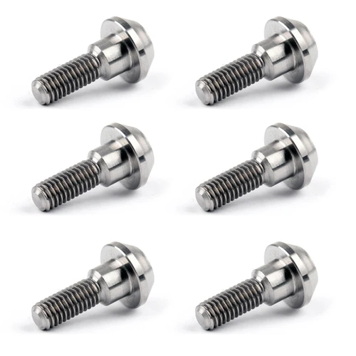 Artudatech M6 x 20mm titanio/Ti pernos de Rotor de freno de disco para Suzuki GSXR para Yamaha R1 R6 YZF tornillos de disco de freno piezas de motocicleta
