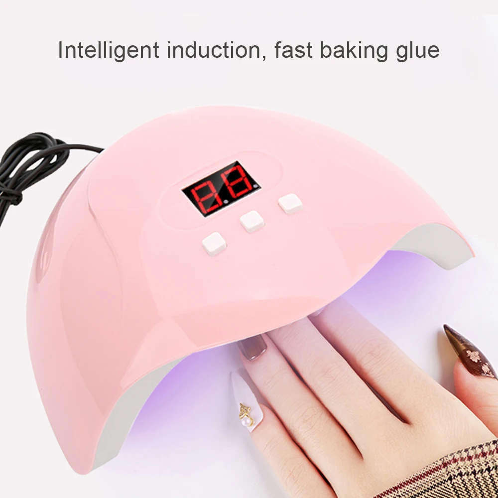 54W 18 Led Lights Dryer For Manicure Ultraviolet Lamp Nail Tools Machine Uv Professional Material Nails Drying Dry Heat Lamps