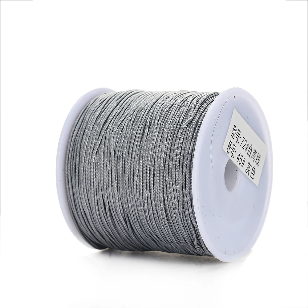 100 m/Rolle, 0,8 mm, 28 Farben, Nylonfaden, Schnur für DIY-Herstellung von Armbändern, Halsketten, handgefertigten Bastelzubehör – Detail 8