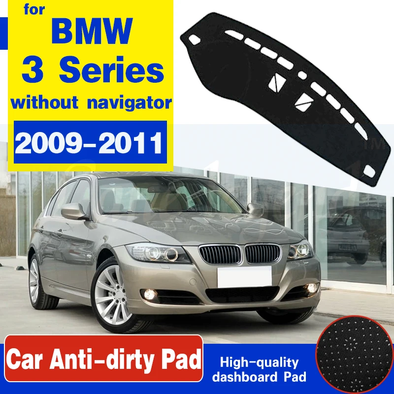 Anti-Slip Anti-UV Mat Dashboard Cover Pad Dashmat Protect Carpet Accessories for BMW 3 Series E90 2009 2010 2011 318i 320i 325i