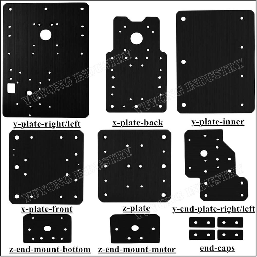 Precise CNC Processing Aluminum WorkAnt Plate Set, Screw / Belt Driven for Engraving Machines