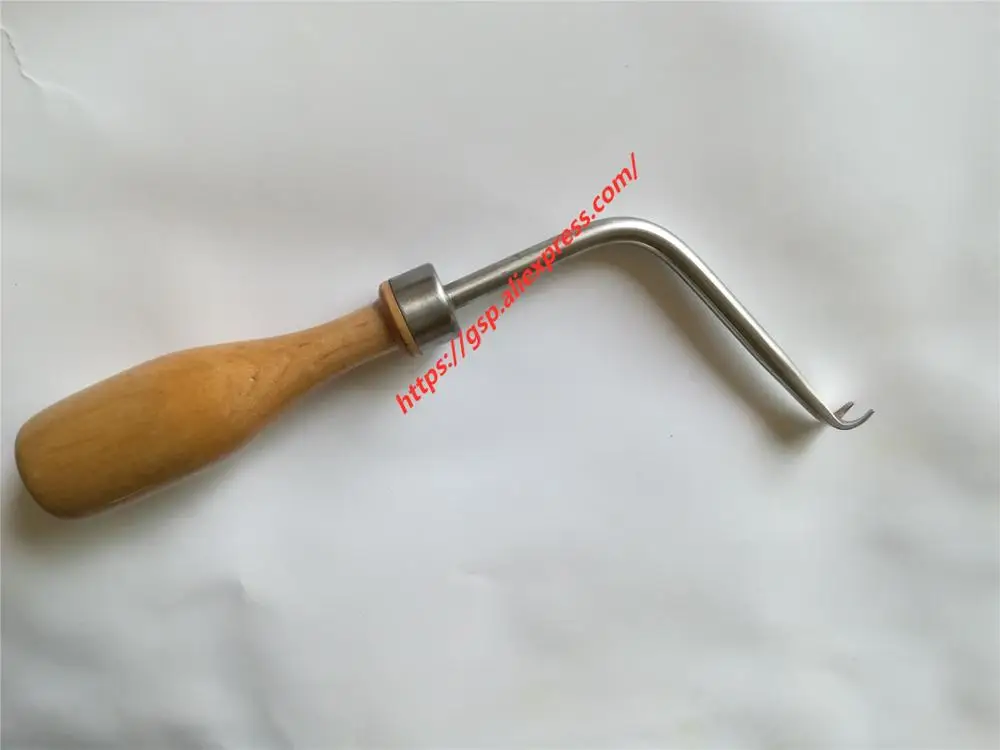 

Piano tuning maintenance tool, piano string hook with handle