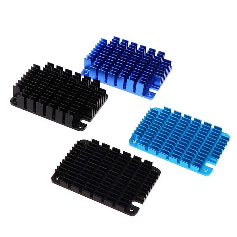 Aluminum Alloy Heatsink Radiator Cutting Slot Heatsink For Raspberry Pi Compute Module 4 CM4, 55*40*5/55*40*11MM