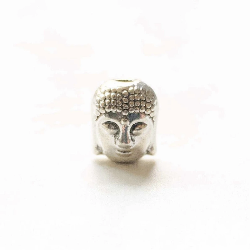 5pcs Metal Buddha Beads Antique Silver Tibetan Spacer Beads Diy Jewelry Making Spacers Alloy Separated Beads