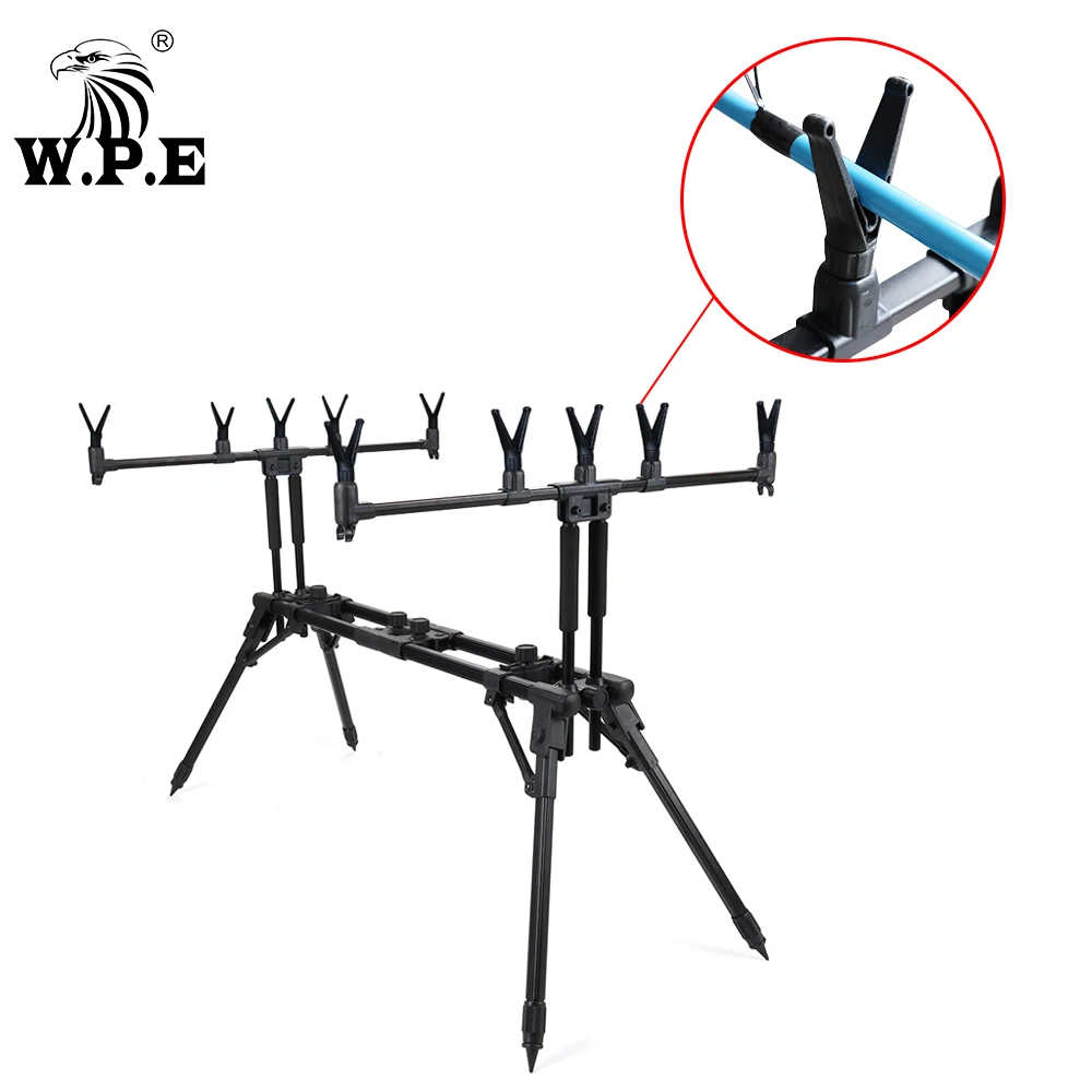 Cabezal V W.P.E – Soporte para caña pesca carpa - imagen 3