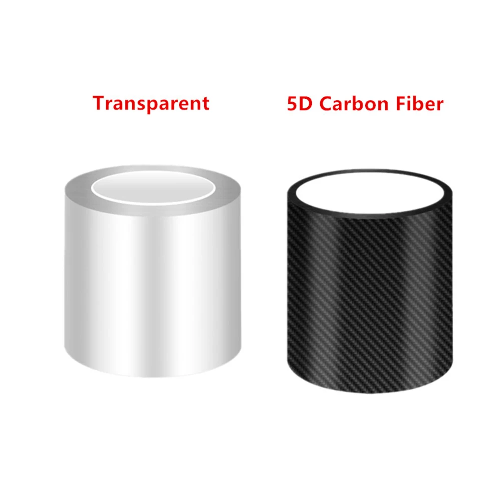 3/5/7/10cm 5D Flexible Carbon Fiber Carbon Fiber Car Moulding Self Adhesive Protective Tape Carbon Fiber