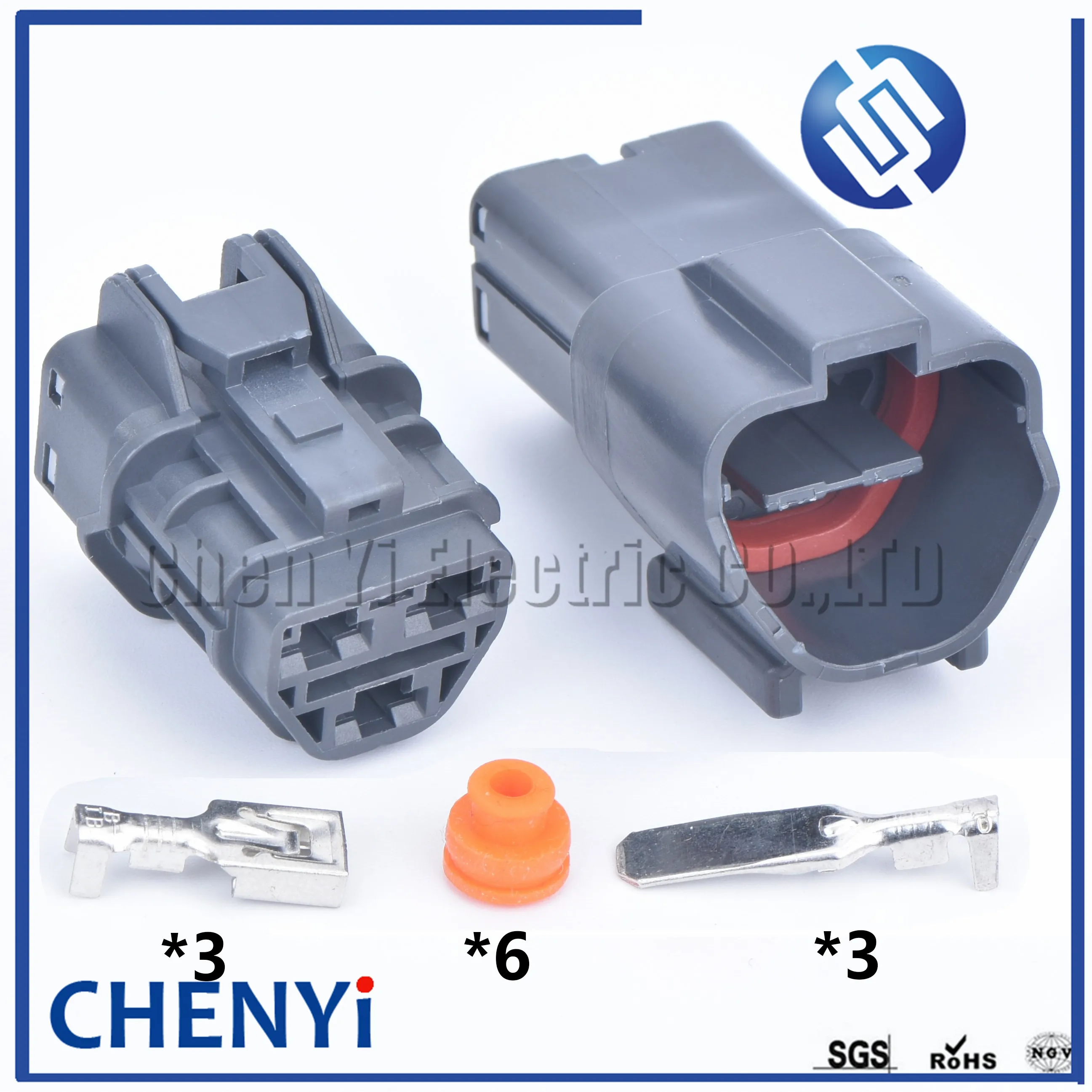 1 set 3 Pin waterproof auto connector male or female 7222-6234-40 7123-6234-40 wire harness connector electric cable plug