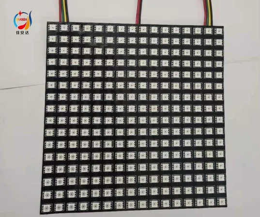 JIAANDA  apa102/sk9822 Digital full color 8*32 / 16*16  rgb led panel