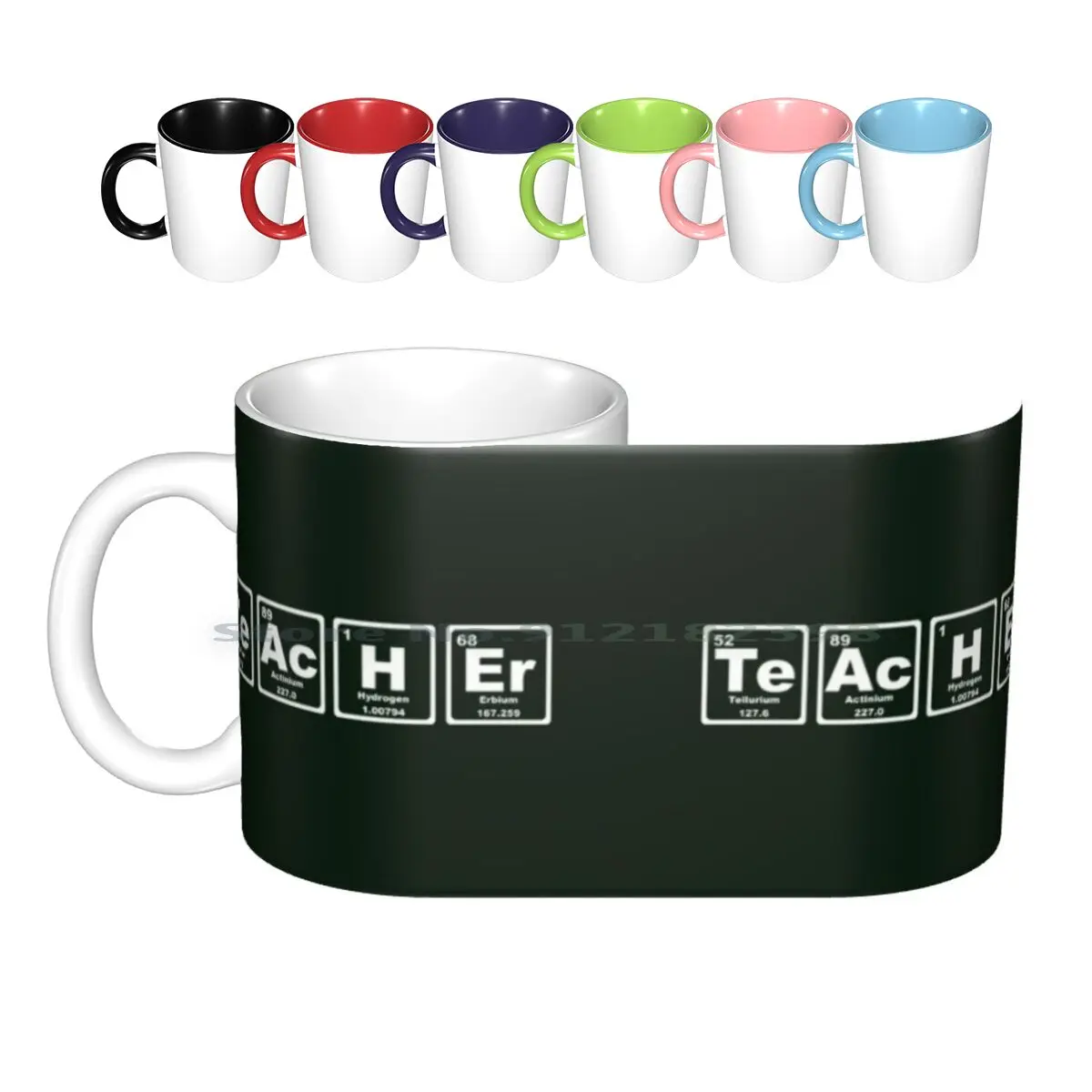 Teacher-Periodic Table Ceramic Mugs Coffee Cups Milk Tea Mug Teacher Teach School Periodic Table Periodic Table Funny Fun Joke