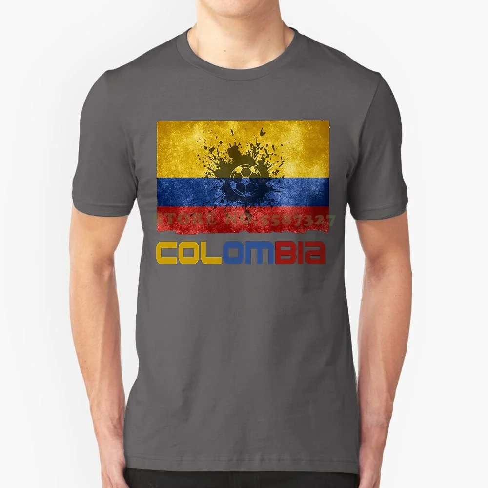 T Shirt O-Neck Fashion Casual High Quality Print T Shirt Colombia National Soccerite Team T Shirt