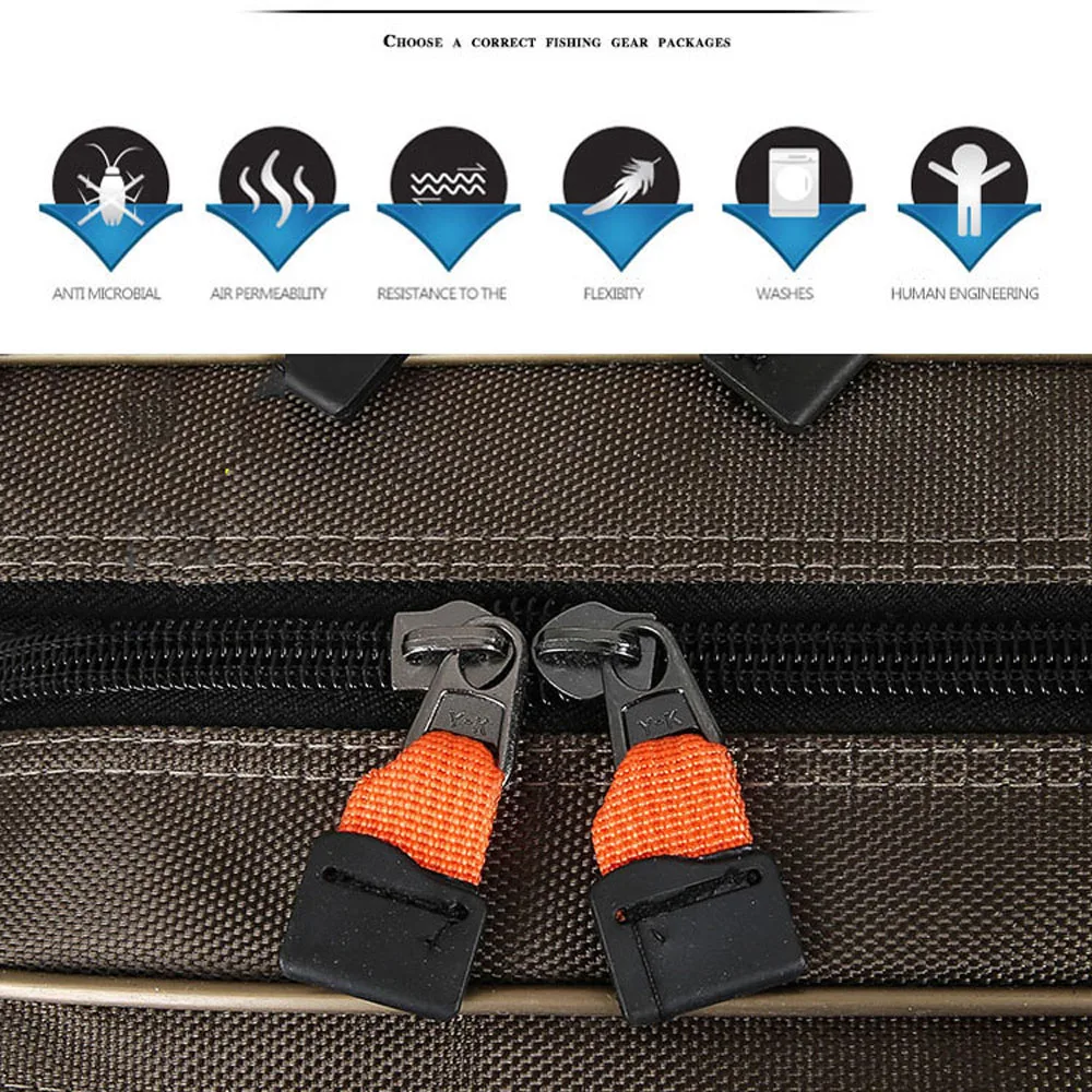 Bolsa multifuncional para cañas y carretes de pesca - imagen 2