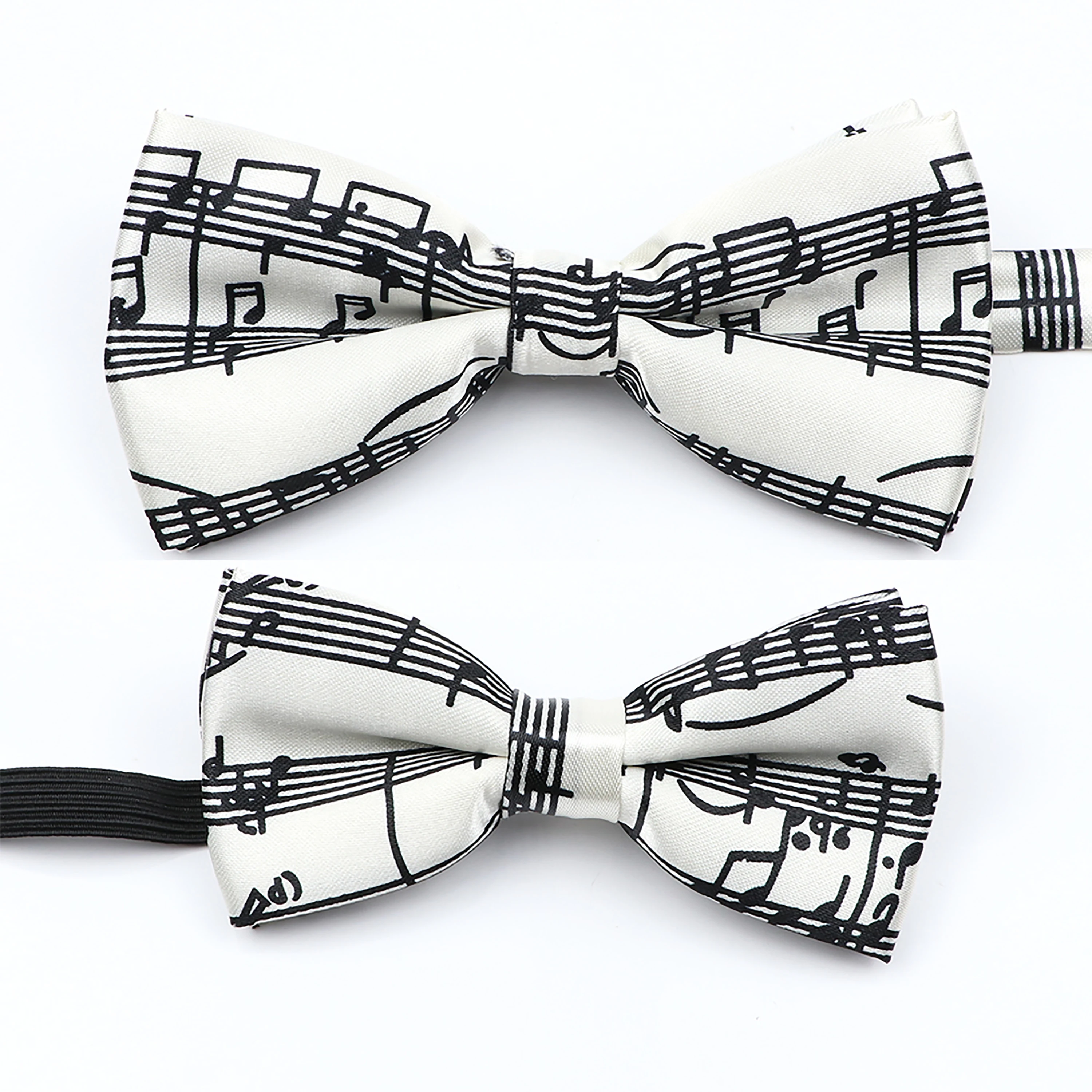 Musical Hinweis Gitarre Sterne Vater-Sohn Bowtie Set Chic Männer Kinder Neuheit Handgemachte Schmetterling Hochzeit Party Nette Fliege geschenk