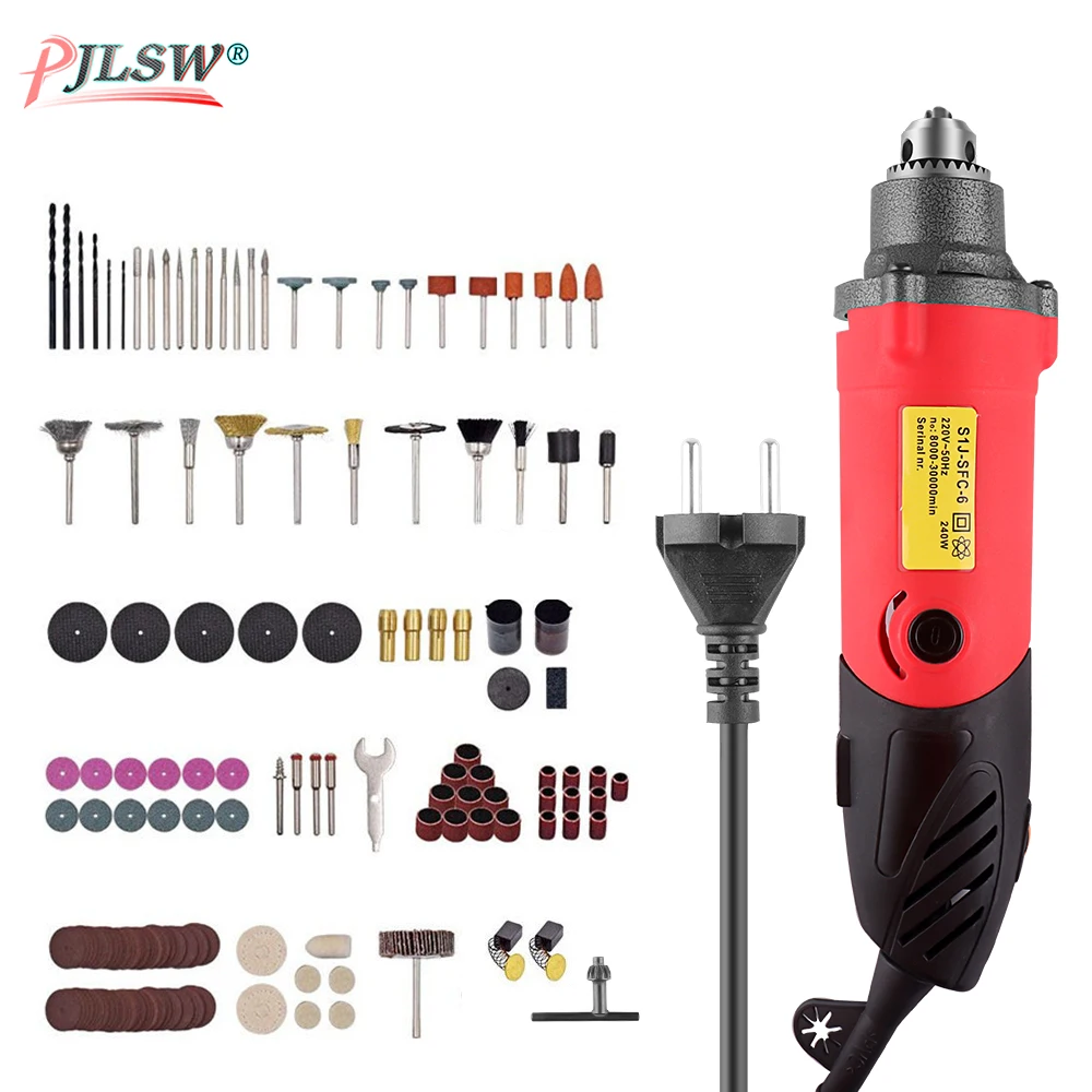 Electric Drill Mini Rotary Too Kit Multifunctional Power Tool Set with Flex Shaft Versatile Accessories For Dremel