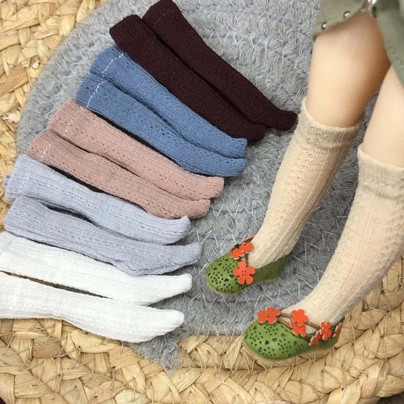 Blyth Doll Clothing Pile Knee Highs Socks for OB,Momoko,Azone,Kurhn,Blyth 1/6 Doll Accessories