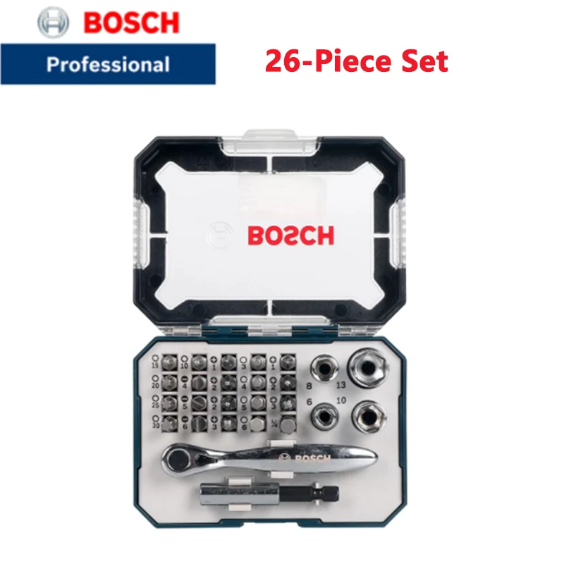 Bosch Drill Bit  26-piece Screwdriver Set Metal drills  for Electric Screwdriver Ratchet Wrench Screwdriver