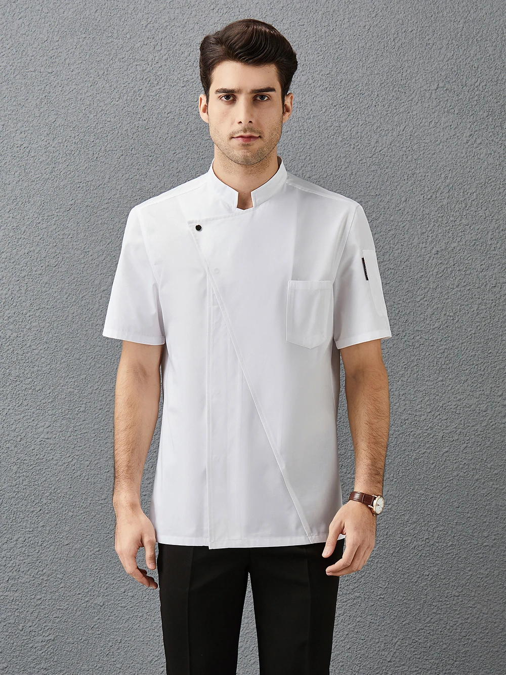 2021 New Chef Clothes Uniform Restaurant Kitchen Cooking Chef Coat Waiter Work Jackets Professional Uniform Overalls Outfit
