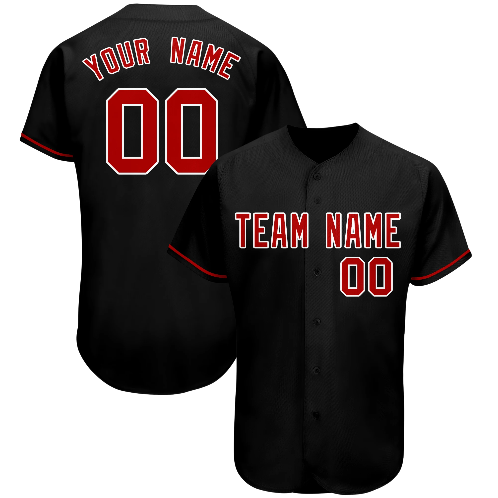 Custom Baseball Jersey Printing Name Number Soft Shirt Men WomenKid Family Day Softball Sports Training Jersey