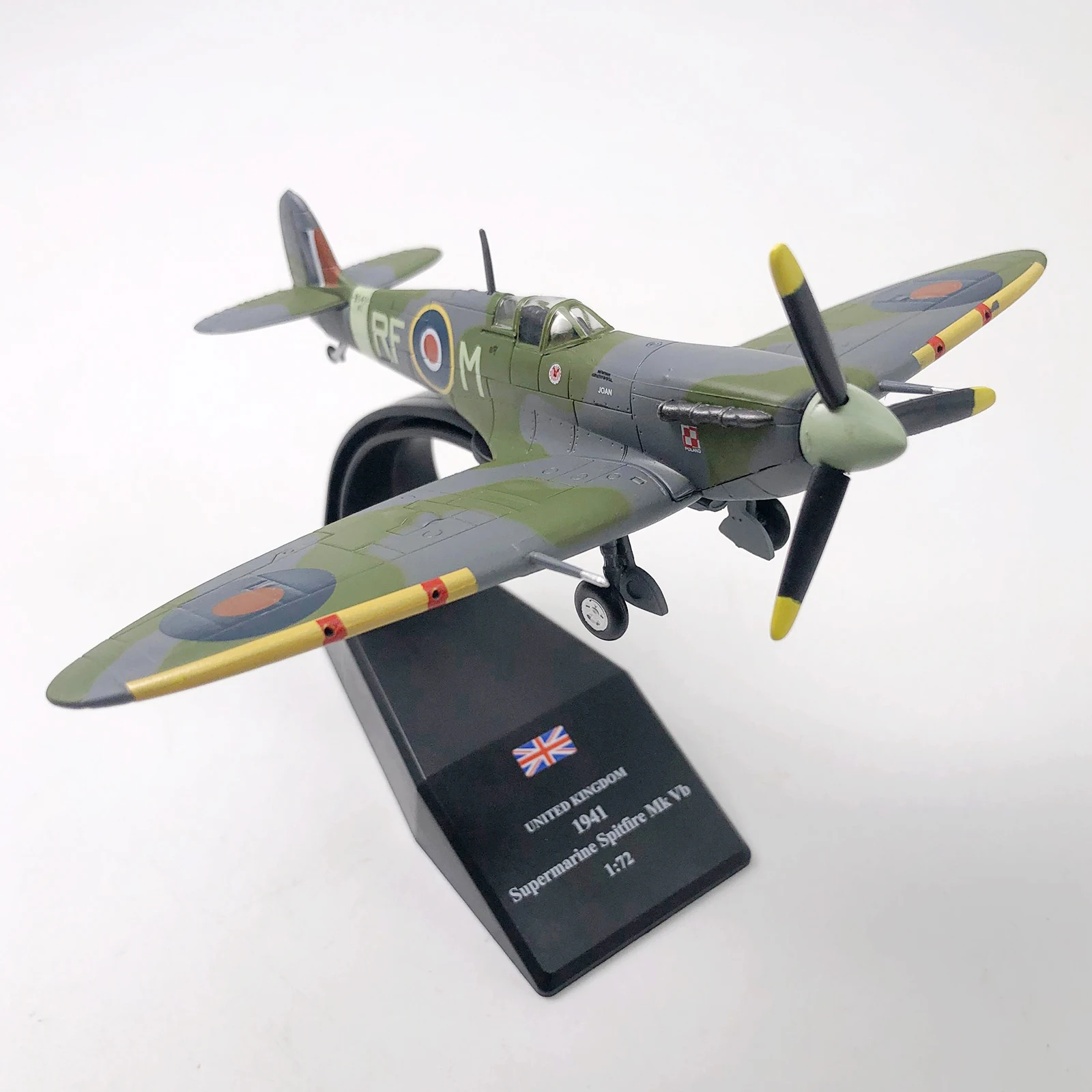 1/72 Scale  Il British UK Model British Airplane Diecast Metal Plane Aircraft Model Children Toy Spitfire Fighter Alloy Diecast