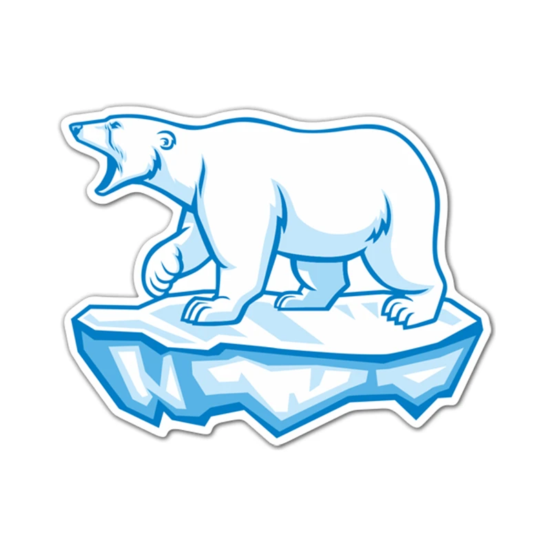 

Смешная самоклеящаяся наклейка S41139 #, различные размеры, автомобильная наклейка с белым медведем, водонепроницаемые Автомобильные украшения на бампер, заднее стекло