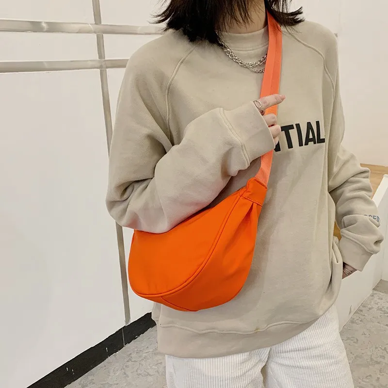 2021 spring new jiaozi bag Oxford cloth college students armpit bag small fresh shoulder slung bag