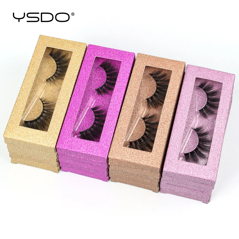 YSDO Lashes 4/10/20/100 PCS Wholesale 3D Mink Eyelashes Natural False Eyelashes Wispy Lashes Makeup Thick Mink Lashes In Bulk