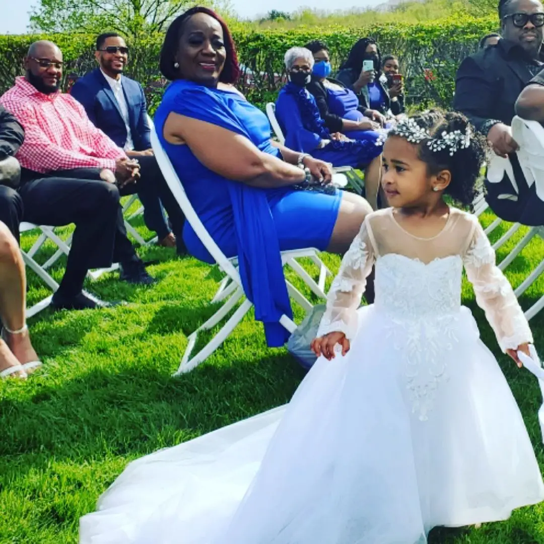 Robe blanche en dentelle à fleurs pour filles, manches longues, robes de fête d'anniversaire pour enfants, robes de concours formelles de bal de mariage, coupe trapèze