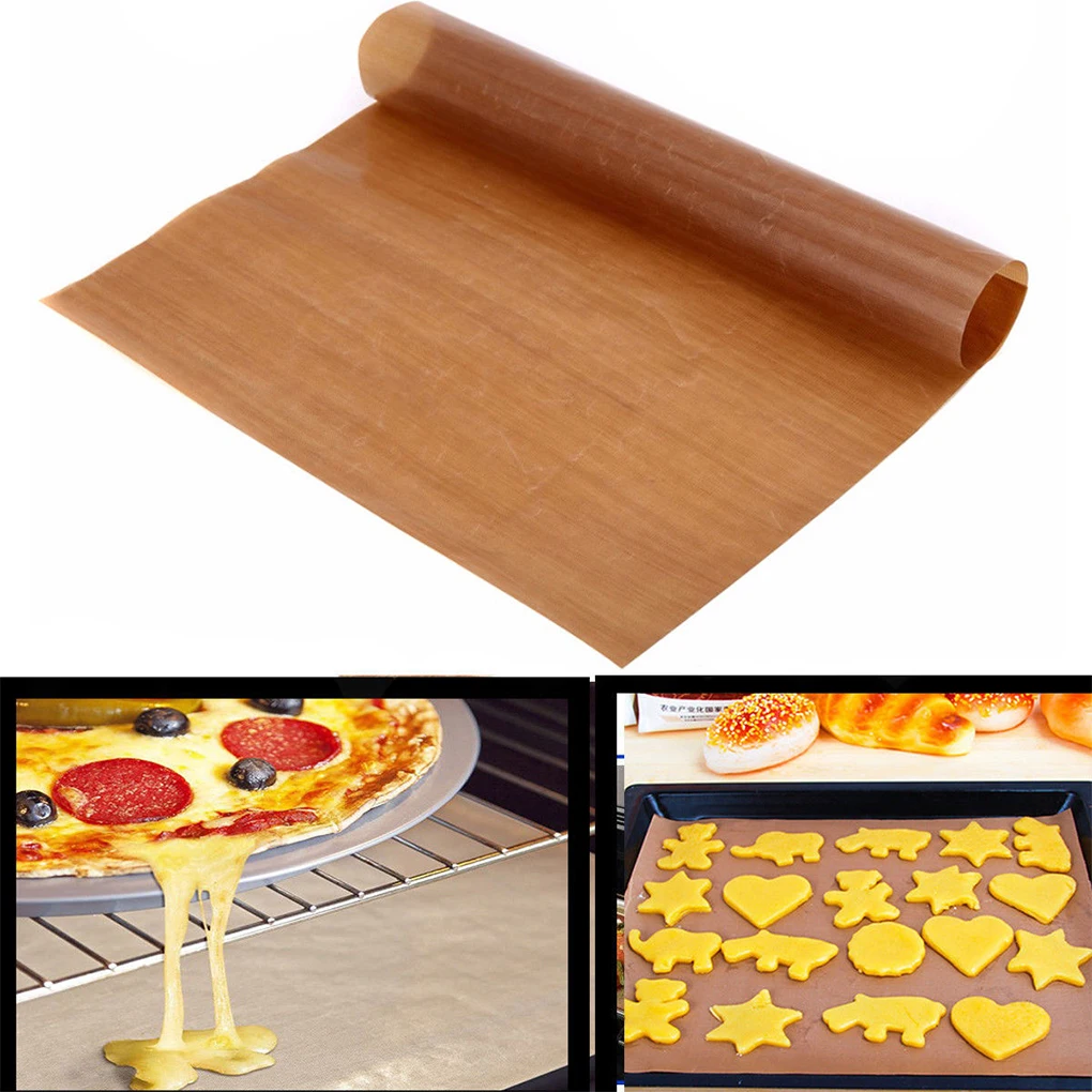 Baking Sheets Oil-proof Paper Non-Stick Pans Bakery Mat Fiberglass Fabric Papers Cooking Kitchen Restaurant Mats Heat