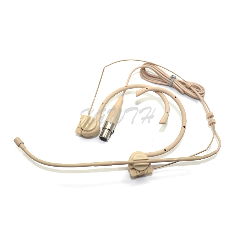 Có Thể Gấp Lại Được Ngưng Tụ HEADWORN Tai Nghe Micro Kèm 4 Pin XLR TA4F Kết Nối Cho Shure 4Pin Không Dây Cơ Thể-Bộ Bộ Phát