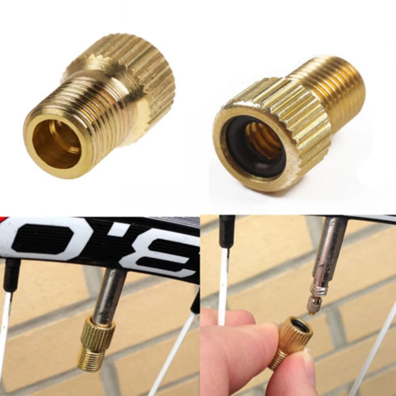 1 Pcs High Quality Schrader To Presta Bike Cycle Valve Converter Air Car Pump Valve Adaptor Tube Cylcing Accessories