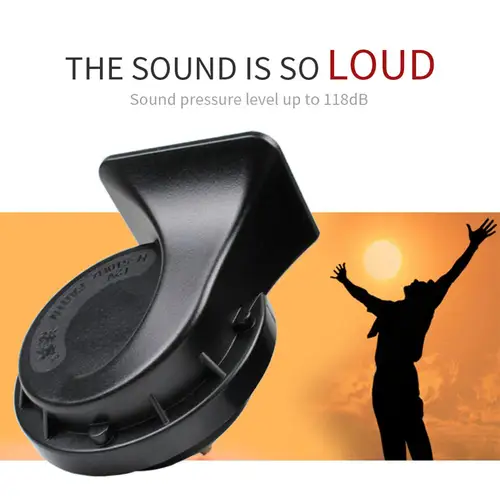 FARBIN-bocina eléctrica de caracol para coche, claxon de 12V, tono alto/bajo, resistente al agua, Universal, para UTV, ATV, motocicleta, coche de Golf