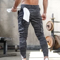 Men Sweatpant Multi-pocket Pants Ankle Zipper Pants for Men Casual Joggers Autumn Men's Athletics Pants