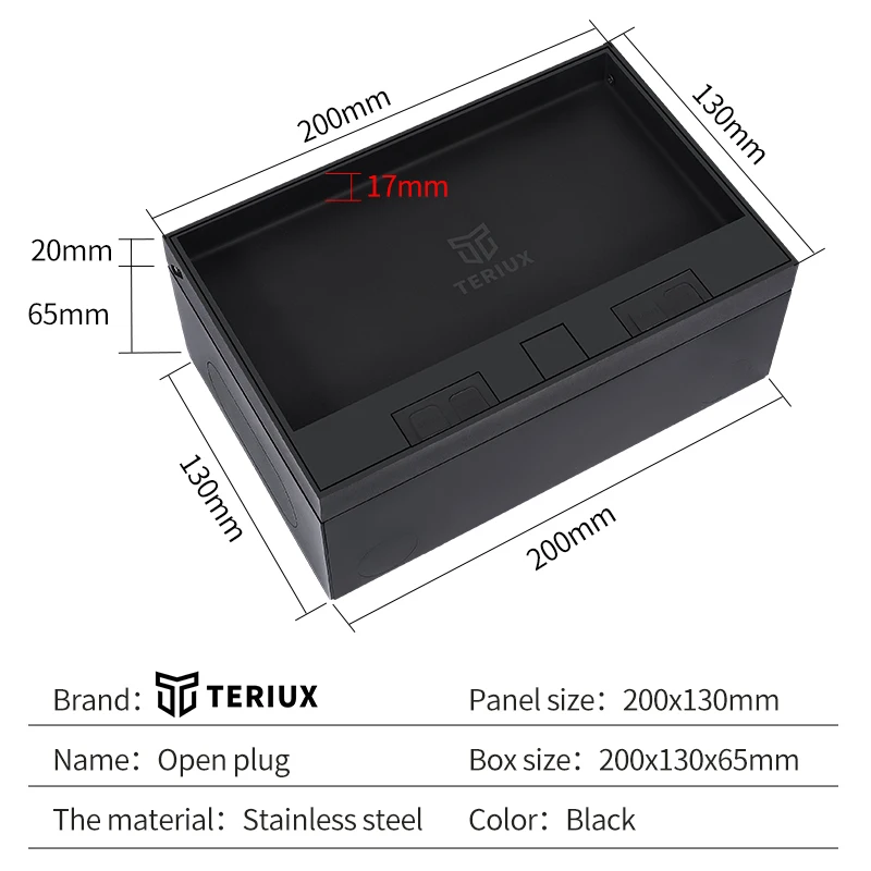 Imagem -03 - Modular Personalizado Piso 4eu Soquete com Mármore Preto Embutimento Alta Qualidade Aço Inoxidável