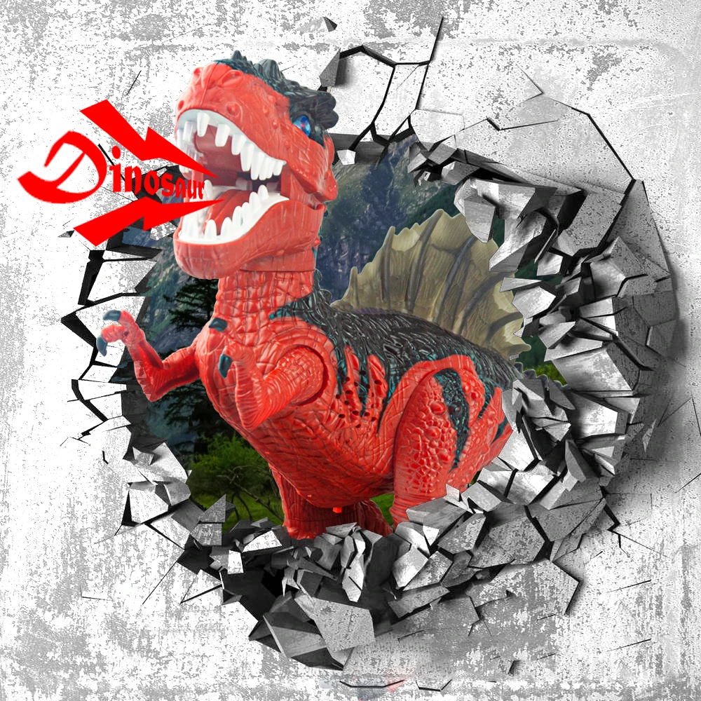 Fernbedienung Dinosaurier Spielzeug Elektro roboter Sound Licht intelligente Ausgrabung Jurassic Tiere Lernspiel zeug für Kinder