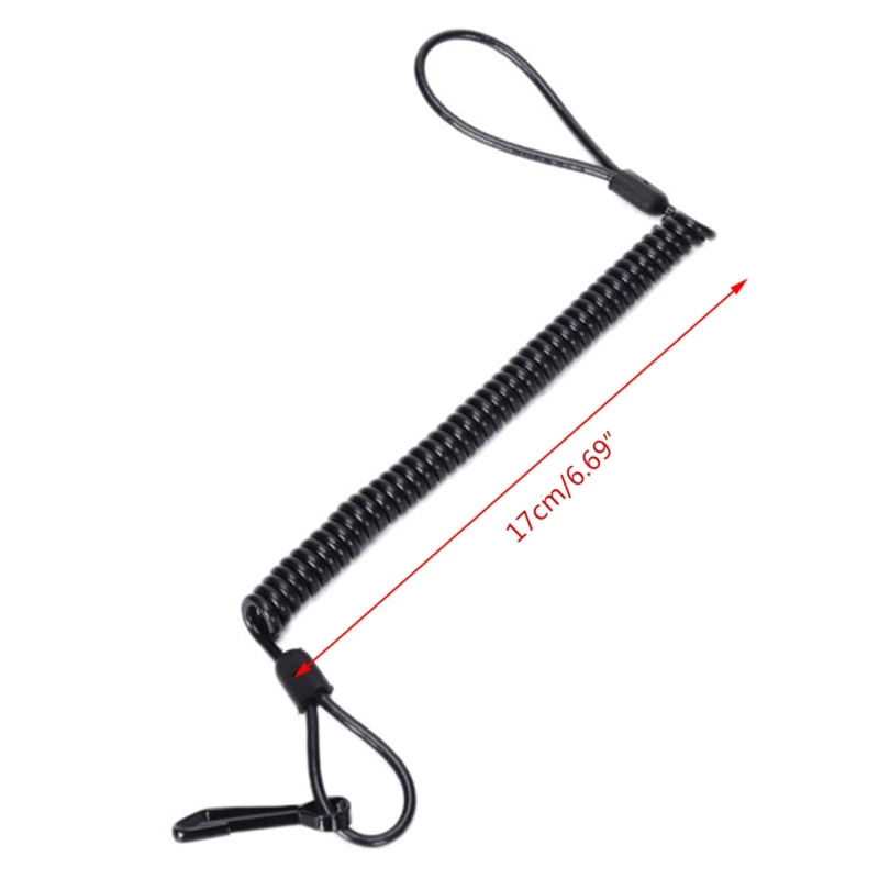 MXLD Outdoor Tactic Spring Lanyard Elastic Retractable Anti-lost Waist Hanging Retention Rope Police Pistols Rifle Sling