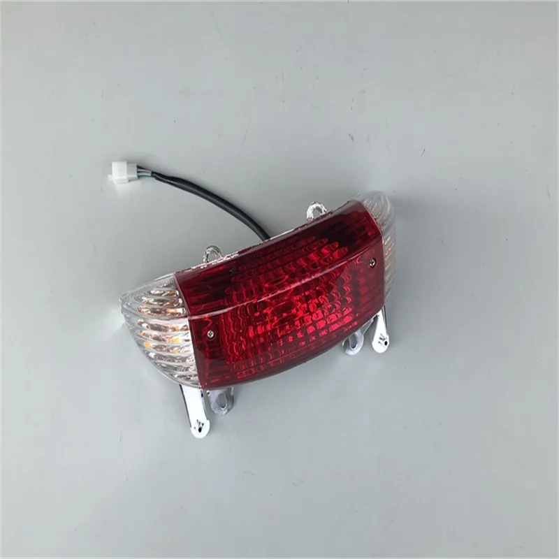 12V Motorcycle Tail Light Turn Signal Light Lamp for Haojue Suzuki AN125 AN 125 HJ125T-7 Chinese Scooter  Rear Tail Light