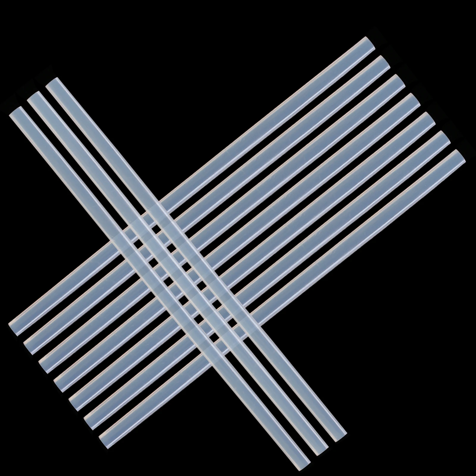 5Pcs 7mmx20cm Clear Hot Melt Gun Glue Sticks Plastic Transparent Sticks for Glue Gun 20cm Long Craft Hobbies DIY Repairs Tools