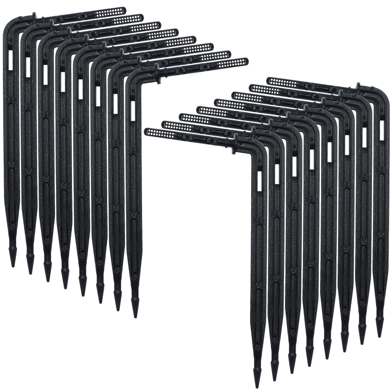 KESLA Gewächshaus Tropf Bewässerung 4-weg 3/5mm Drip Pfeil 2-weg Sender Bewässerung Bewässerung System für Bonsai Garten 10/20set – Detail 2
