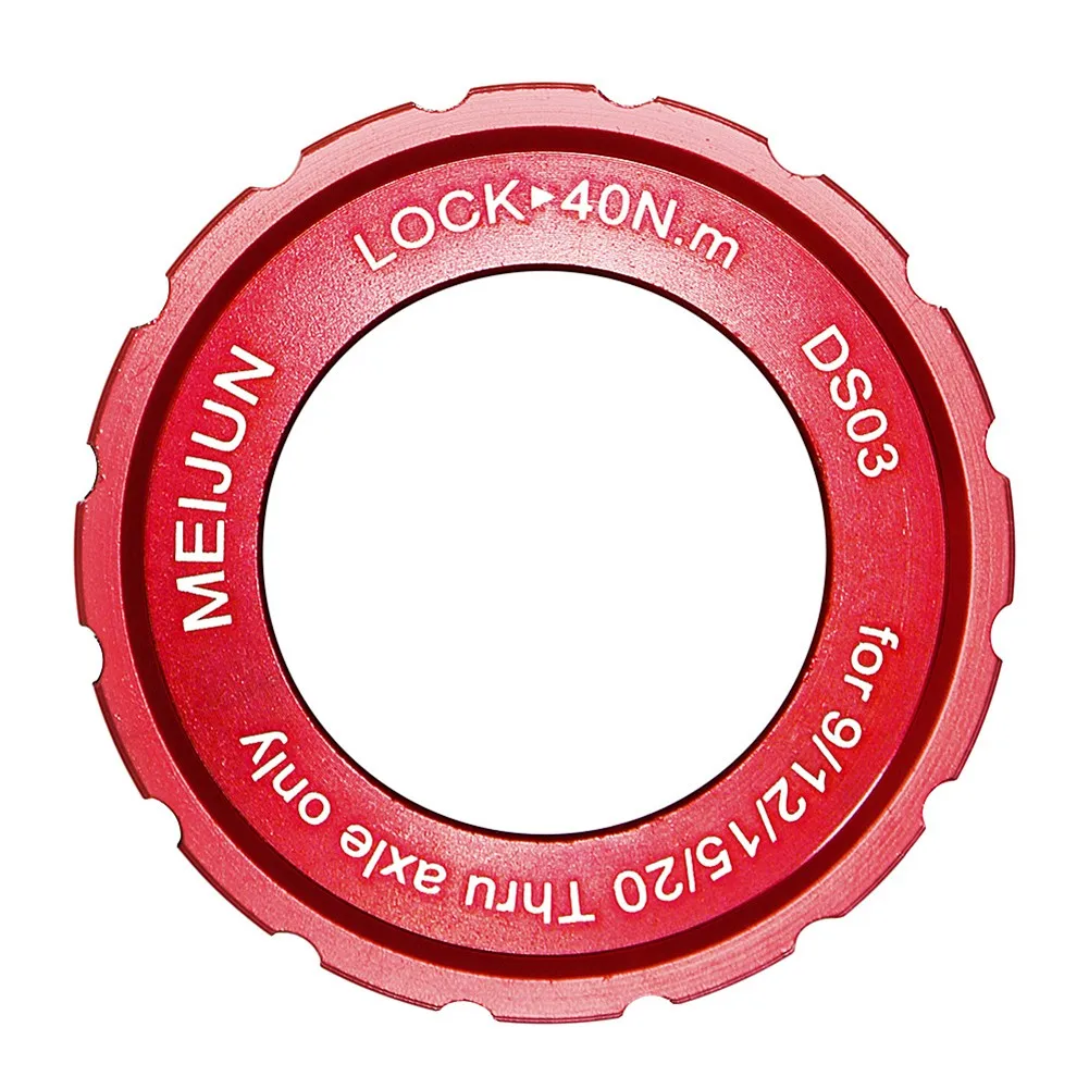 Fiets Center Lock Schijfremnaaf Rotor Lockring Voor Achter 9 12 15 20Mm As Midden Centerlock Cover Ring fietsen Accessoires