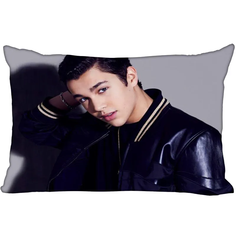 

ГОРЯЧАЯ ПРОДАЖА Austin Mahone наволочка для спальни, дома, офиса, декоративная наволочка, прямоугольная наволочка на молнии, атласная ткань, не выцветает
