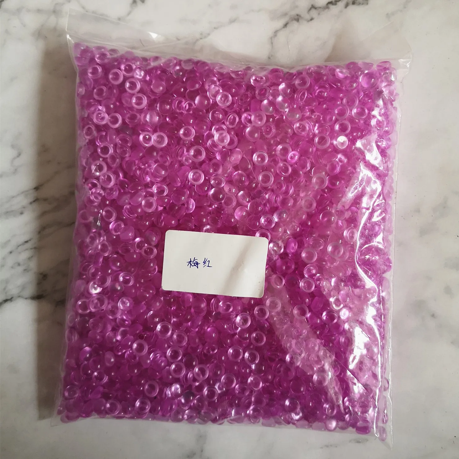 500 gr/los 7mm Mehrfarbige Runde Form Kuppel Fischglas Perlen Design Acryl, Kristall Cabochons, Zubehör Für Diy – Detail 19