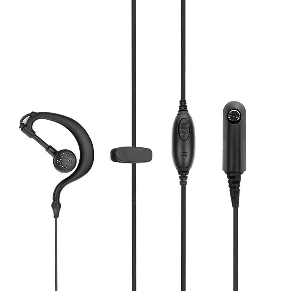 Auriculares con gancho para colgar en la oreja en forma de G para Motorola, Radio bidireccional, GP140, GP320, GP380, GP339, GP640GP650, GP680, GP1280, 2 unidades