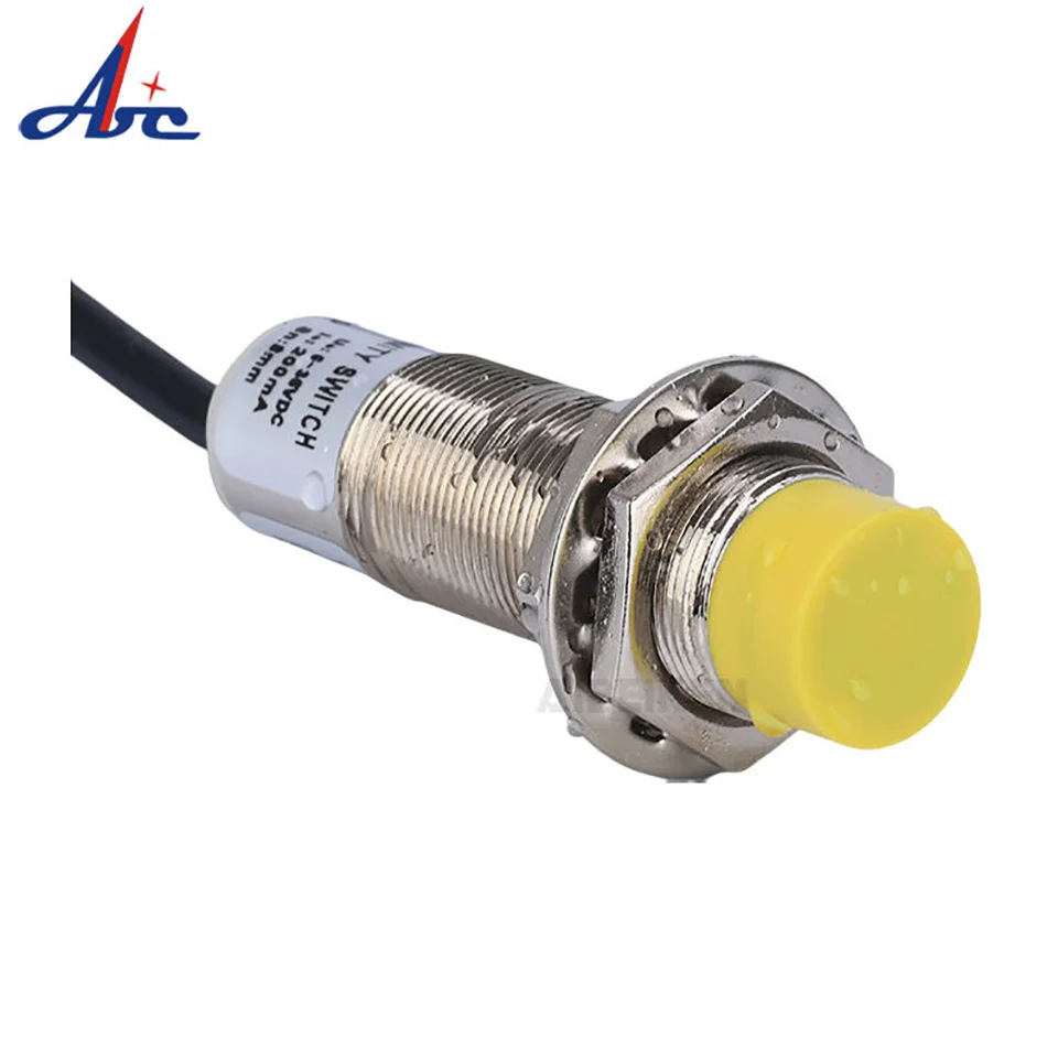 M8 M12 M18 Non-Screen Shield Type High Head Two/ Three WirePNP/NPN NO NC Proximity Switch Metal Inductive Approach Sensor Switch