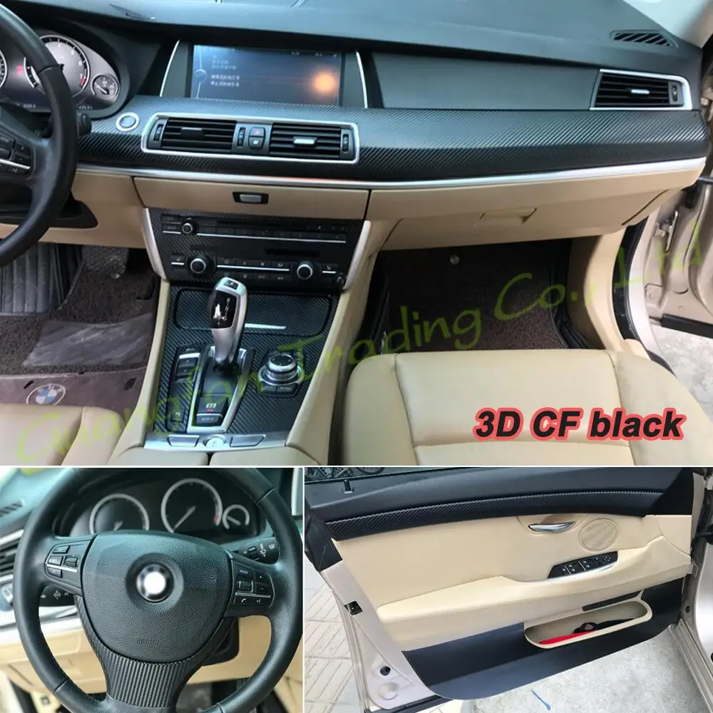 

For BMW 5 Series GT F07 2010-2017 Car-Styling 3D/5D Carbon Fiber Car Interior Center Console Color Molding Sticker Decals Parts